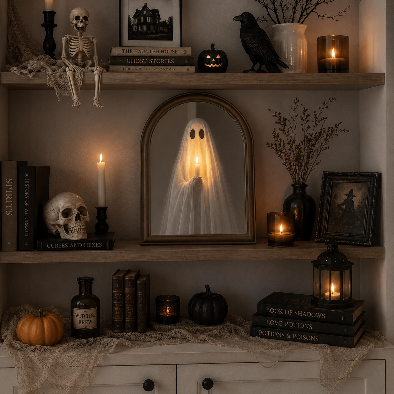 Spooket Ghost Mirror