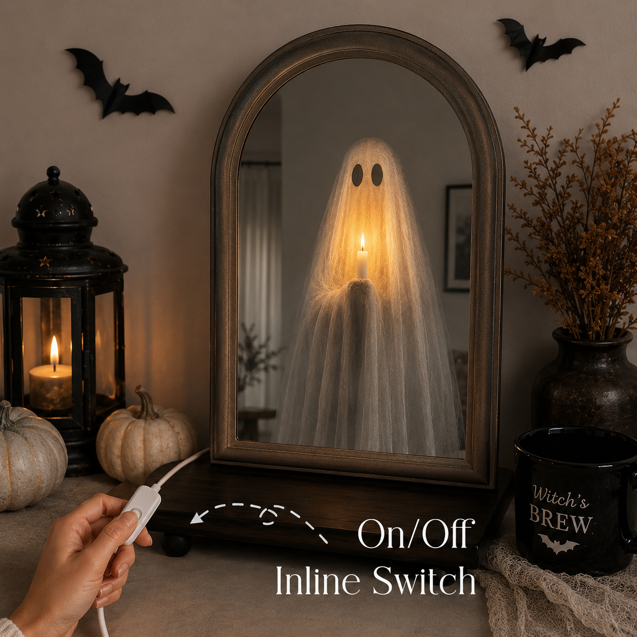 Spooket Ghost Mirror